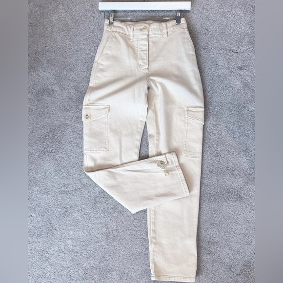 Aritzia Wilfred Modern Cargo Pants GD Birch Womens Size XS - Picture 5 of 7